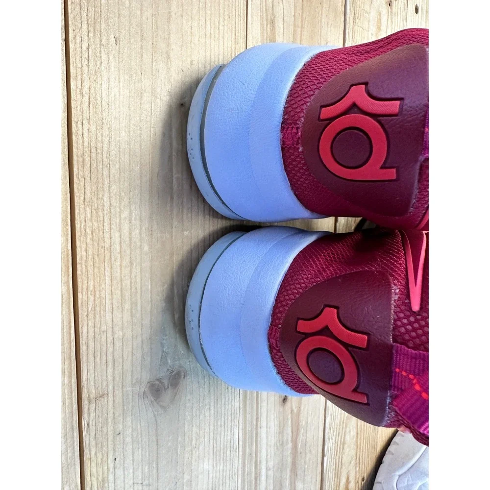 Nike KD 9 Red University Red Basketball Shoes Kids Size‎ 7Y